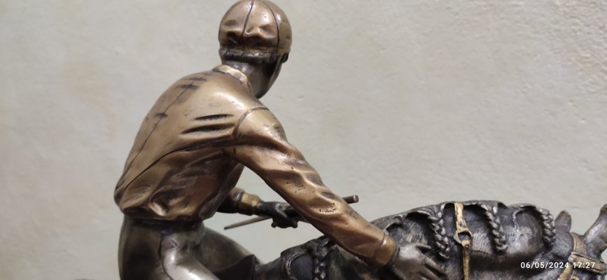 Nicola Voci, Jockey on Horseback, 1998, Bronze-HDX-2027815