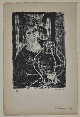 Nicolas Carréga, Portrait, Original Etching, 1955-ZCI-1163683