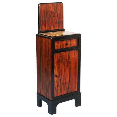 Nightstand in Ebony Macassar and Ebonized Ebony, 1920s-NJV-771500