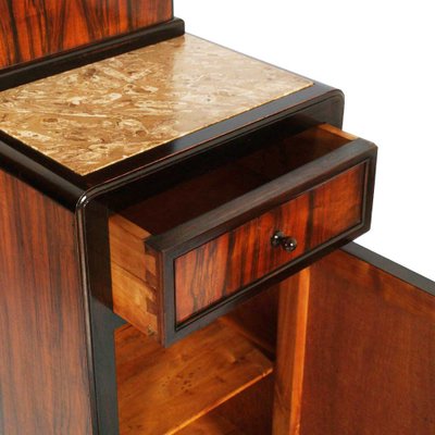 Nightstand in Ebony Macassar and Ebonized Ebony, 1920s-NJV-771500