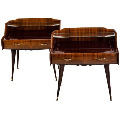 Nightstands in the Style of Paolo Buffa, 1950s, Set of 2-MBH-1032372