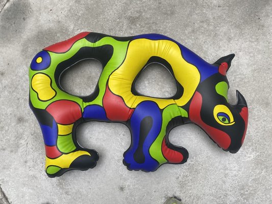 Niki De Saint Phalle, Inflatable Rhinoceros, 21st Century, Plastic Sculpture-ICD-1360361