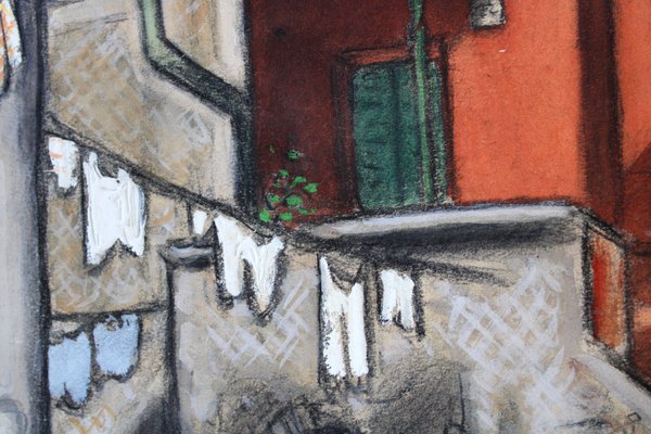 Niklavs Strunke, Rome, Trastevere, 1963, Mixed Media on Paper-FNC-2029064