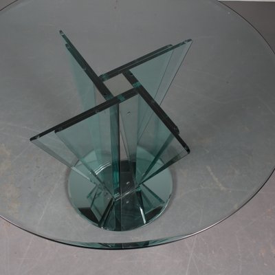 Nile Glass Table Attributed to Pietro Chiesa for Fontana Arte, Italy, 1970s-GG-951146