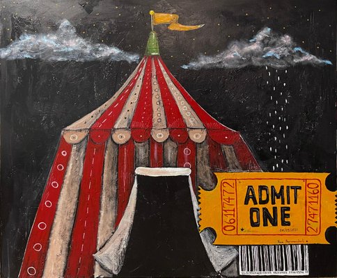 Nina Narimanishvili, Empty Circus, 2021, Acrylic on Canvas-CHG-1154421