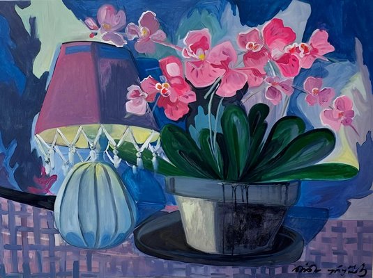 Nina Urushadze, Orchid, 2023, Acrylic on Canvas-CHG-2030870