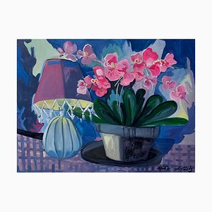 Nina Urushadze, Orchid, 2023, Acrylic on Canvas-CHG-2030870