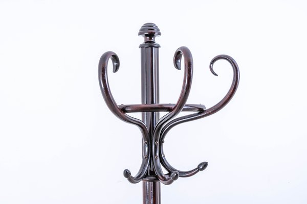 No. 1 Coat Rack in Beech by Michael Thonet for Thonet, 1890s-QOR-2032309