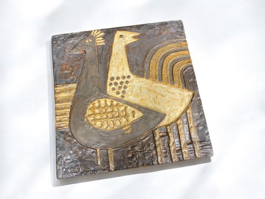 No. 185 Birds Wall Relief in Ceramic by Helmut Friedrich Schäffenacker-PYR-2034912