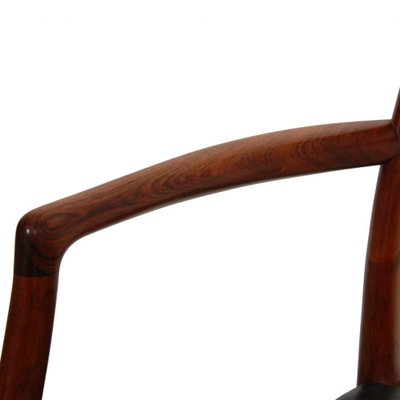 No-62 Armchair in Rosewood by No Møller for J. L. Møllers Møbelfabrik, 1960s-MTD-1726065