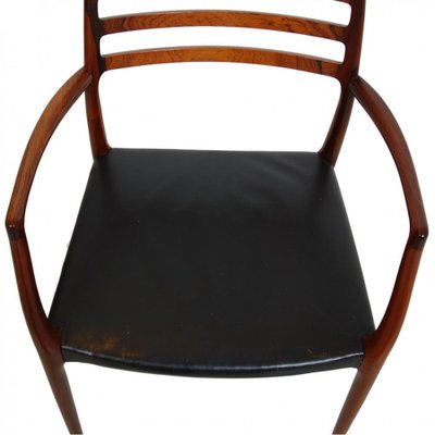 No-62 Armchair in Rosewood by No Møller for J. L. Møllers Møbelfabrik, 1960s-MTD-1726065