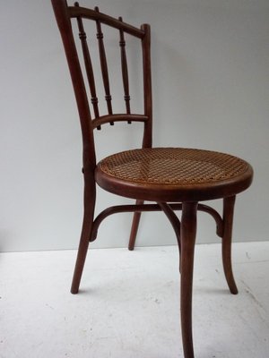 No. 66 Bistro Dining Chairs from Thonet, Vienna, Austria, 1910s, Set of 4-EA-1807312