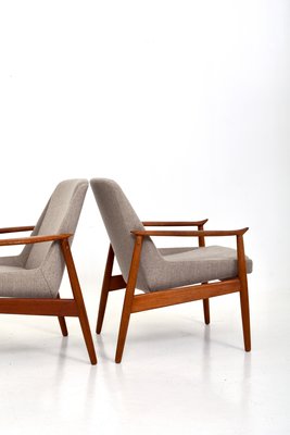 No. 810 Lounge Chairs by Arne Vodder for Slagelse Møbelværk, 1950s, Set of 2-MSP-1017664