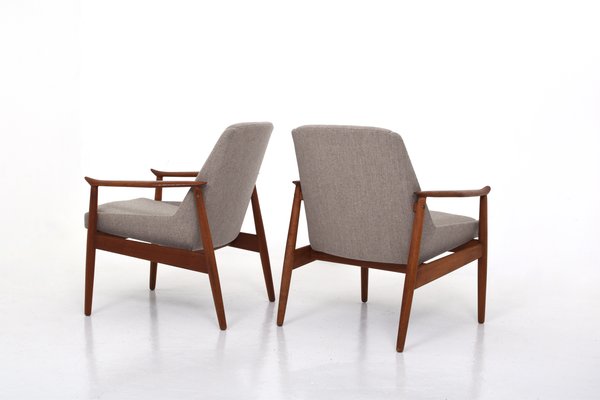 No. 810 Lounge Chairs by Arne Vodder for Slagelse Møbelværk, 1950s, Set of 2-MSP-1017664