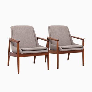 No. 810 Lounge Chairs by Arne Vodder for Slagelse Møbelværk, 1950s, Set of 2-MSP-1017664