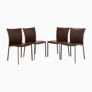 Nobile Soft Leather Dining Chairs from Draenert, Set of 4-RQW-2016687