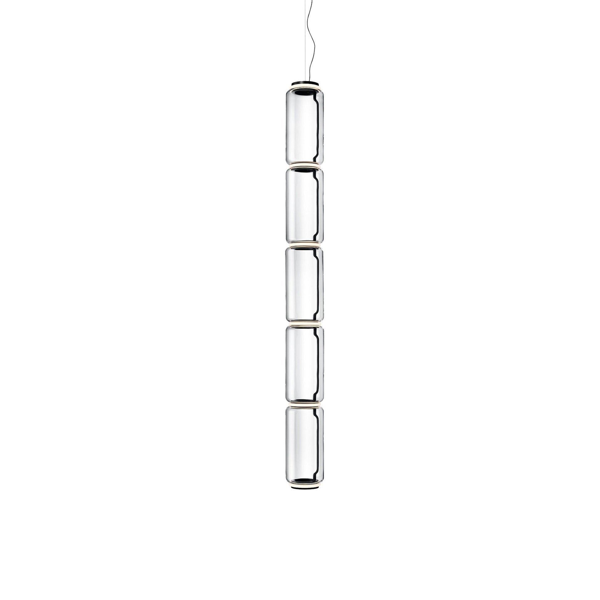 Noctambule Suspension 5 Low Cylinder Lamp by Flos