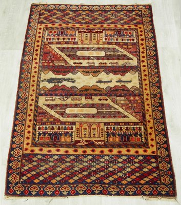 Nomadic Afghan Rug, 1980s-UZN-1397738