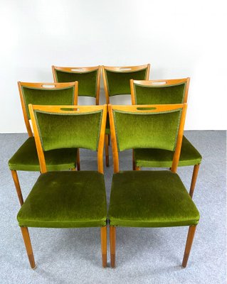 Nordic Dining Chairs, 1960s, Set of 6-QFU-1092171