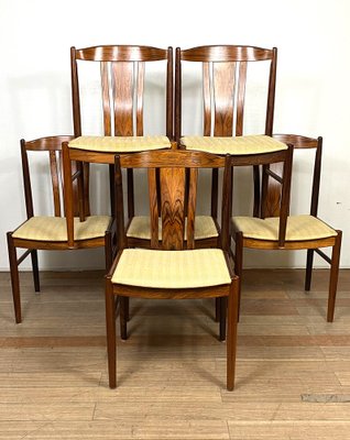 Nordic Dining Chairs, 1960s, Set of 6-QFU-1796595