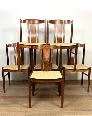 Nordic Dining Chairs, 1960s, Set of 6-QFU-1796595