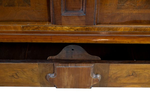 Northern German Baroque Cabinet in Walnut and Oak, 1730s-UY-842799