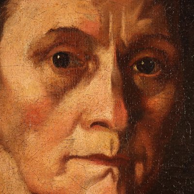 Northern Italian Artist, Portrait of an Elderly Woman, Oil on Canvas, 1600s-VMM-1713242