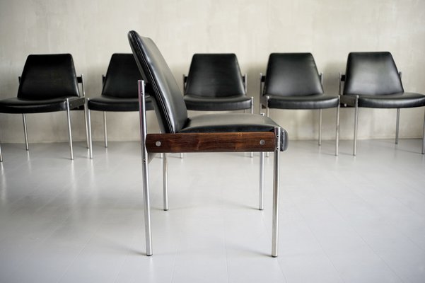 Norwegian 3001 Chairs by Sven Ivar Dysthe for Dokka Møbler, 1960, Set of 6-FQ-1318849