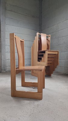 Norwegian Church Chairs, 1950s, Set of 6-GO-1760280