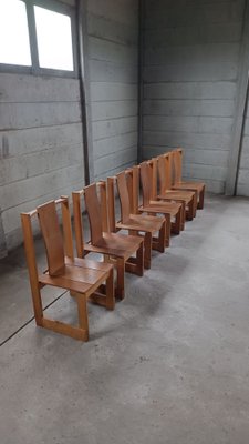 Norwegian Church Chairs, 1950s, Set of 6-GO-1760280