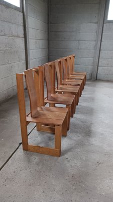 Norwegian Church Chairs, 1950s, Set of 6-GO-1760280