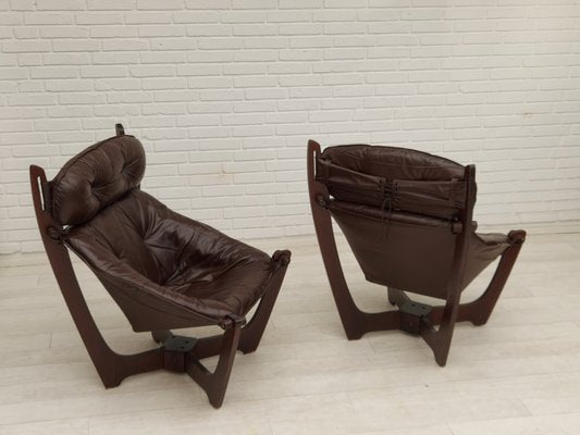 Norwegian Lounge Chair Model Luna by Odd Knutsen for Hjellegjerde Møbler, 1970s-TMW-2016404