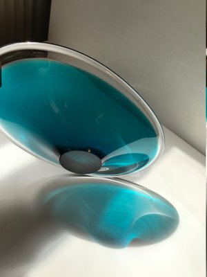 Norwegian Modern Art Glass Dish by Willy Johansson for Hadeland, 1960s-LCR-669026