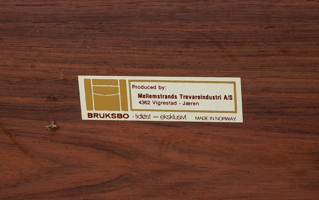 Norwegian Rolling and Extendable Bar in Rosewood by Torbjørn Afdal for Bruksbo, 1960s-EMB-2026743