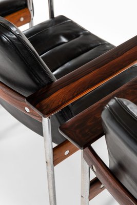 Norwegian Rosewood Model 1001 Armchairs by Sven Ivar Dysthe for Dokka Møbler, 1959, Set of 4-SC-744458