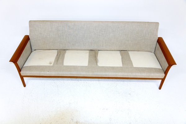 Norwegian Sofa with 4 Seats by Fredrik Kayser for Vatne Møbler, 1950s-GEK-1145201