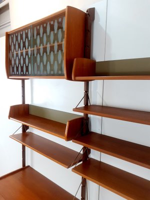 Norwegian Teakwood Wall-Unit by John Texmon for Blindheim Furniture Factory, 1960s-EYI-1140306