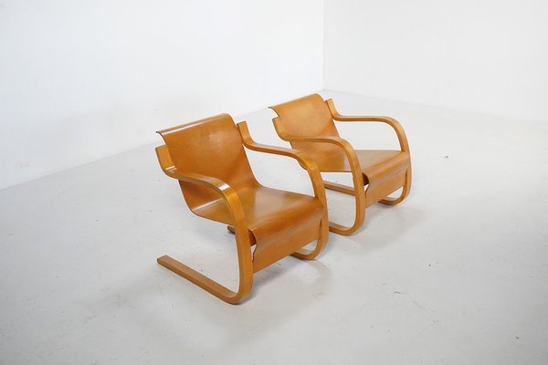 Nr. 31 Cantilever Lounge Chairs by Alvar Aalto, 1930s, Set of 2-TEA-1816705