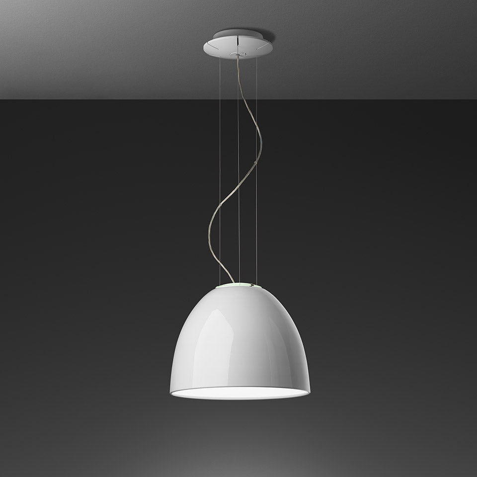 Nur Mini Gloss Suspension Lamp by Artemide