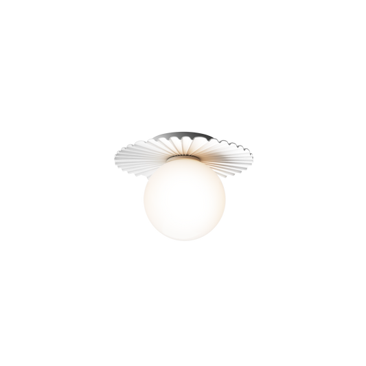 Lila Muuse Ceiling Light Small by Nuura #White/ Opal