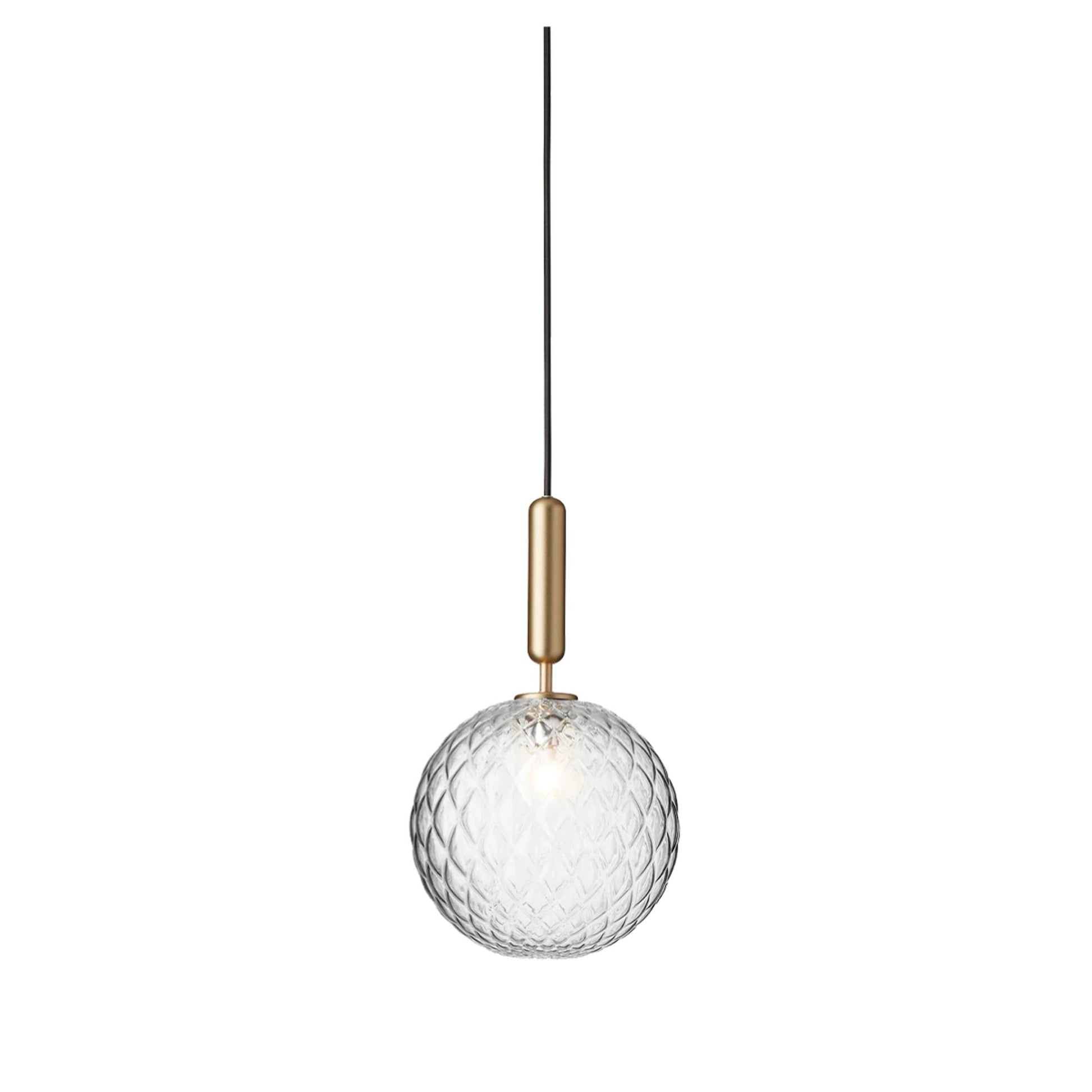 Miira 1 Pendant Lamp Large by Nuura #Brass & Clear