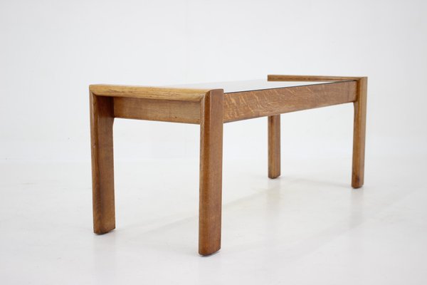 Oak and Glass Coffee Table, Finland, 1960s-TZ-1345435