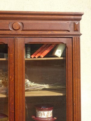 Oak and Glass Display Case, 1930s-ABK-2040988