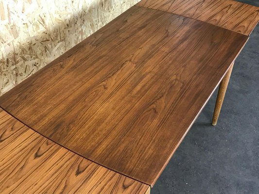 Oak and Teak Dining Table, Denmark, 1960s-EJL-1063053