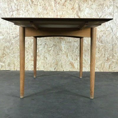 Oak and Teak Dining Table, Denmark, 1960s-EJL-1063053