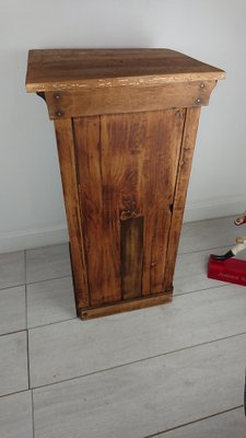 Oak and Walnut Entrance Cabinet-AJN-1448866