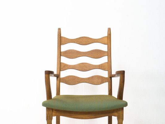 Oak Arm Chair attributed to Henning Kjaernulf for Nyrup Møbelfabrik-YS-2015937