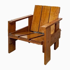 Oak Armchair by Gerrit Thomas Rietveld, 1950s-VCV-894277