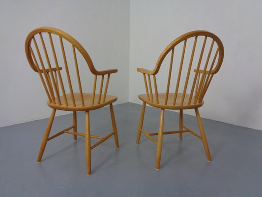 Oak Armchairs by Erik Ole Jørgensen for Tarm Stole Møbelfabrik, Set of 2-RDW-1770651