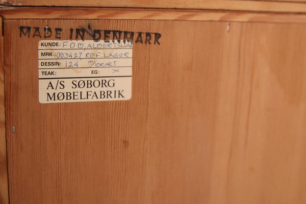 Oak Bookcase by Børge Mogensen for Soborg Mobler, 1960s-BQ-1772840